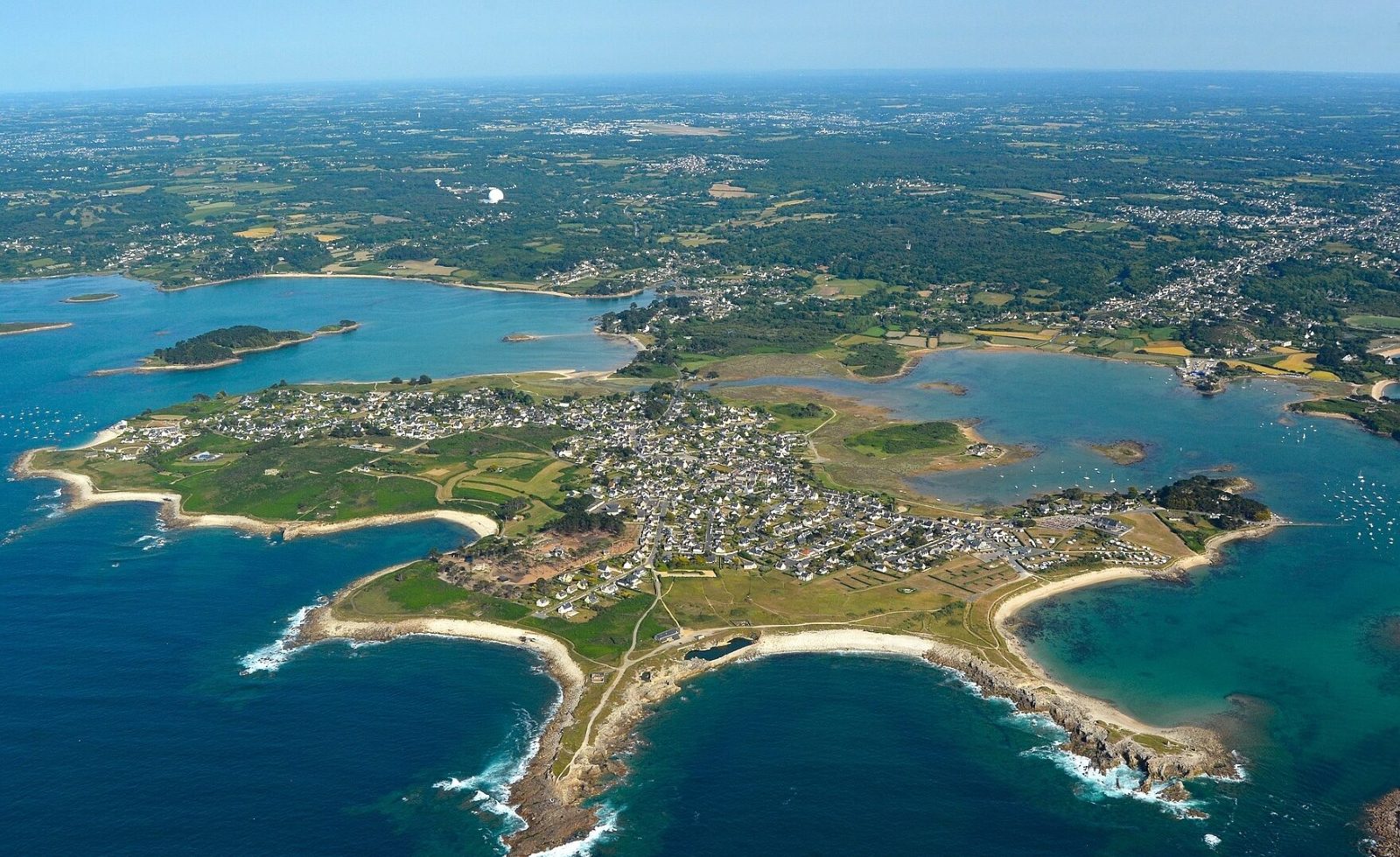 Île Grande, Pleumeur-Bodou · pointe de Castel Erek, côte sauvage et eaux turquoise